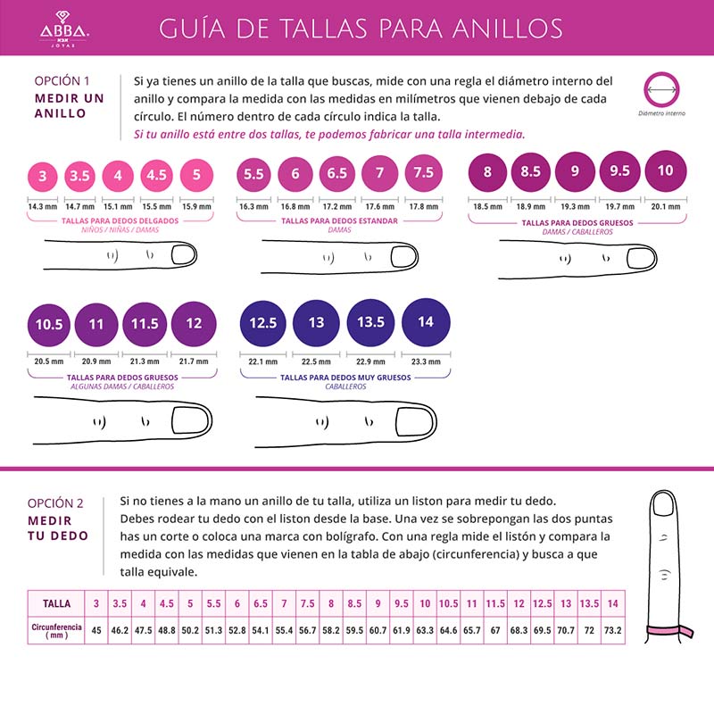 ANILLO LUNA XV AÑOS ORO 14K ABBA JOYAS