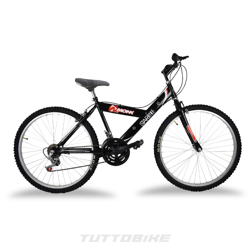 Bicicleta Montaña Rodada 26 18 Velocidades Monk StarBike