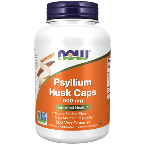 Cáscara de psyllium 500 mg cápsulas vegetales