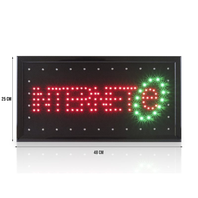 Letrero Luminoso Anuncio Internet Led Colgante 48x25 Cm