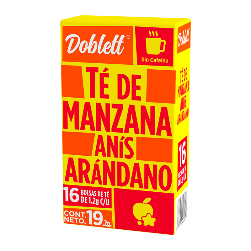 Té Doblett Manzana Anís Arándano 16 bolsas