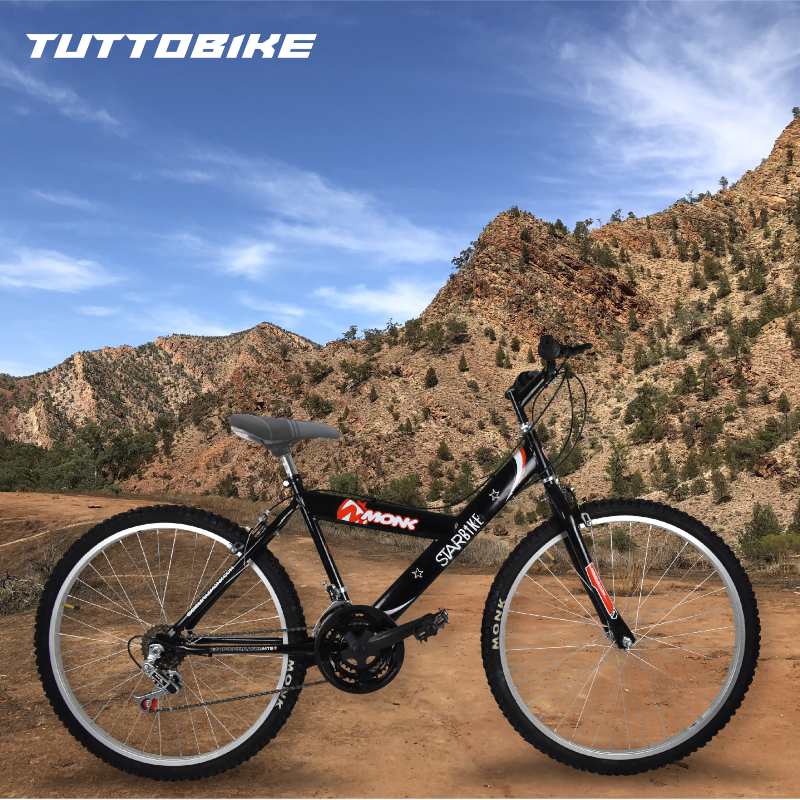 Bicicleta Montaña Rodada 26 18 Velocidades Monk StarBike