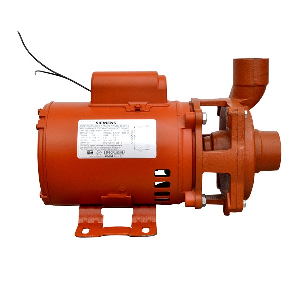 Motobomba Centrifuga 1/2 Hp Motor Siemens Succ 1-1/4" Descarga 1" California Machinery CS12KIT