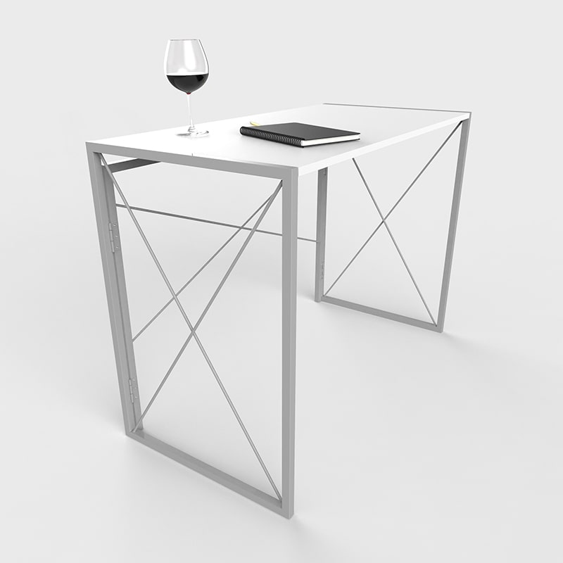 Escritorio Minimalista para Computadora | Multiusos para recamara juveniles de MDF Texturizado tipo Madera, Home Office (Medidas de 100X75X50 cm)