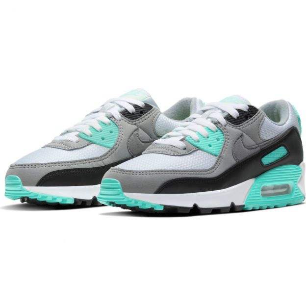 GR TENIS NIKE AIR MAX 90 30 ANIVERSARIO VERDE TURQUESA (CD0881-100)