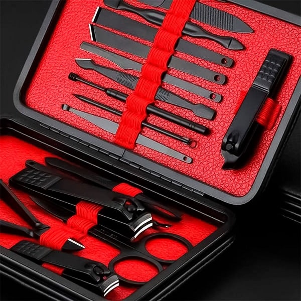 Kit de 16 herramientas profesionales de manicura y pedicura  - Gangabox