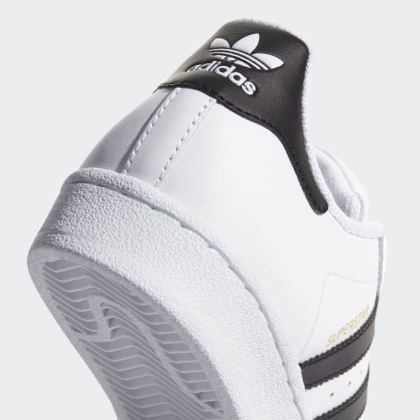JS TENIS ADIDAS SUPERSTAR FOUNDATION BLANCO CON NEGRO (C77124)