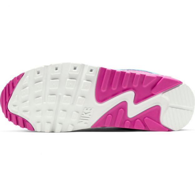 JN TENIS NIKE AIR MAX 90 BLANCO GRIS ROSA AZUL (CT1030-001)