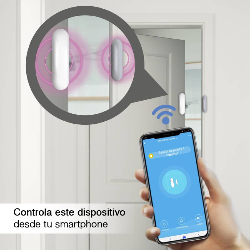 Sensor de Puerta y Ventana Smart Home by TECHZONE
