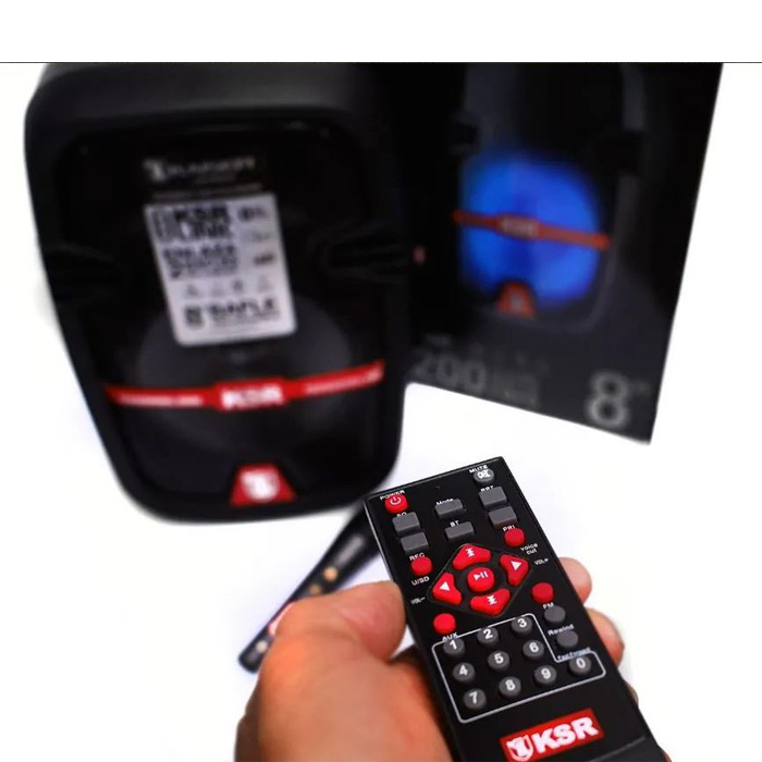 Kaiser Bafle De 8 Pulgadas Con Entrada Rca Recargable