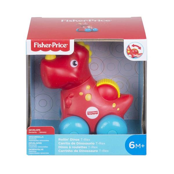 Fisher-Price Carrito de Dinosaurio T-Rex Rojo