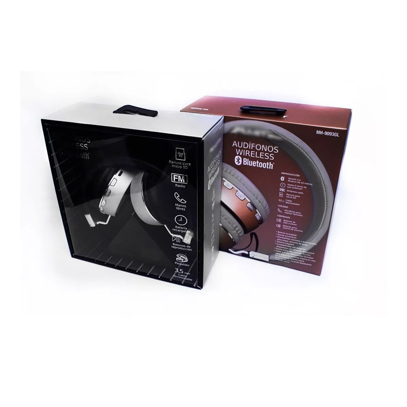 Audifonos Wireless Bluetooth  Silver/Golden Acabado Metalico