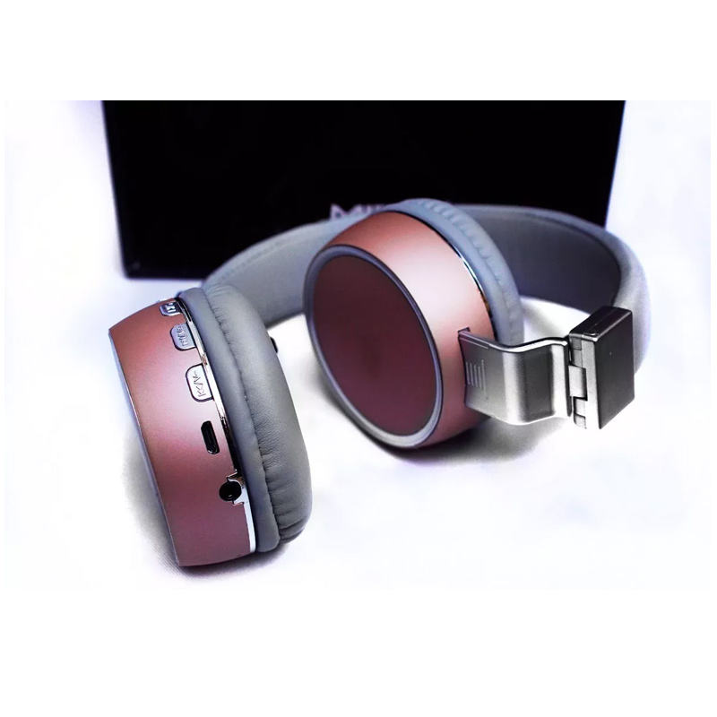 Audifonos Wireless Bluetooth  Silver/Golden Acabado Metalico