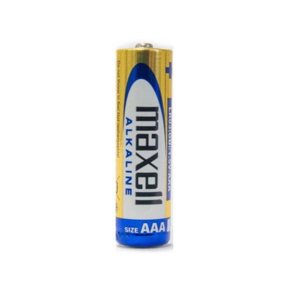 Maxell Pilas Alcalinas Triple A / Batería AAA / Paquete De 4 Piezas / LR03-4PK / 723865
