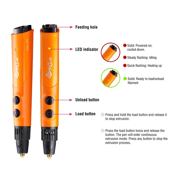 Pluma De Impresión 3D Educacional / Da Vinci / XYZ Printing / 3N10EXUS00B