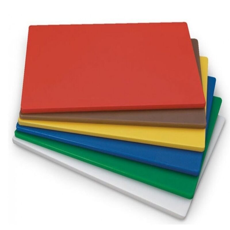 TABLA PARA PICAR CORTAR  ALIMENTOS POLIETILENO 30X45X1.25 CM. VARIOS TONOS