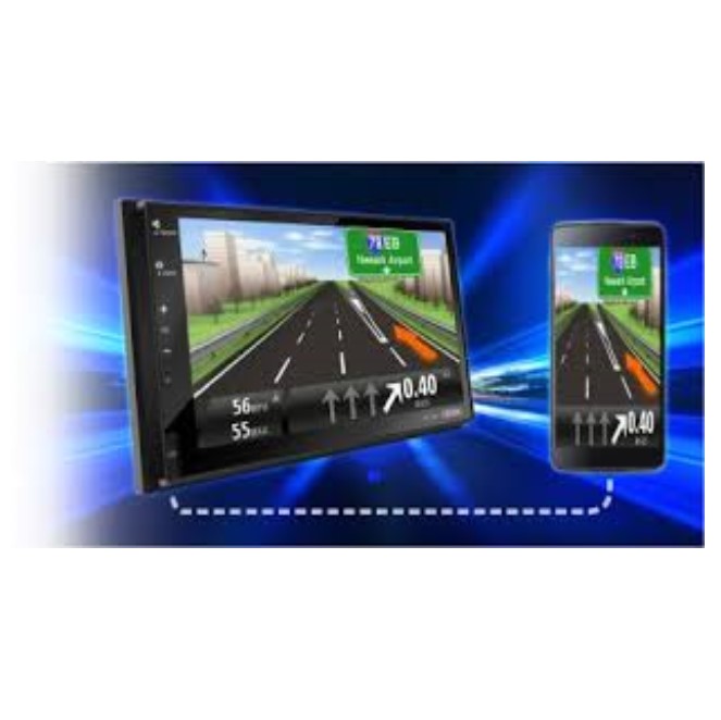 AUTOESTEREO MULTIMEDIA PANTALLA 6.8" CLARION FX109 BT USB AUX DDIN