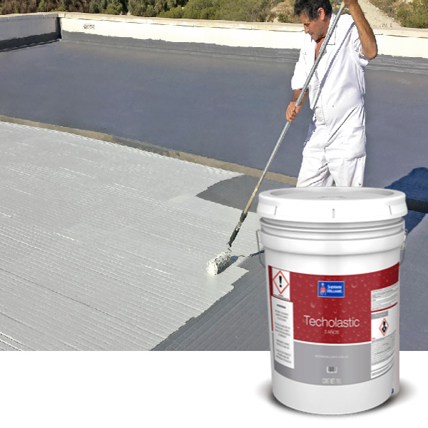 Cubeta de Impermeabilizante 5 AÑOS BLANCO TECHOLASTIC SHERWIN WILLIAMS