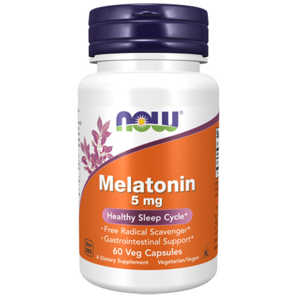 Cápsulas vegetales de melatonina 5 mg