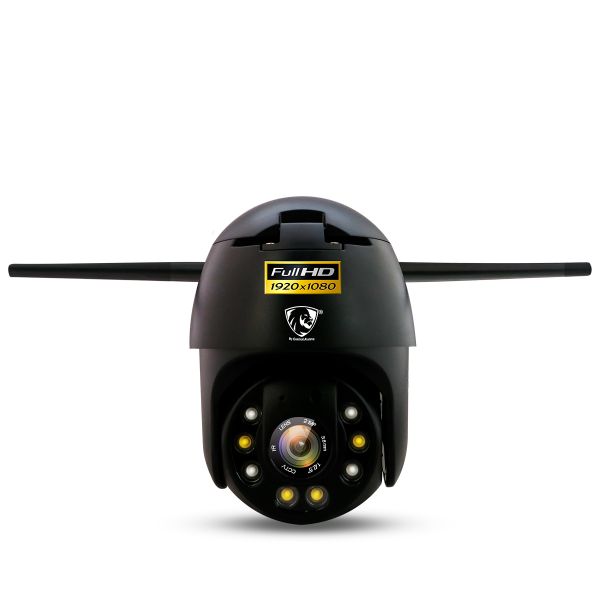 CAMARA WIFI IP 1080P SEGURIDAD VIGILANCIA EXTERIOR ROTATIVA RASTREO DE MOVIMIENTO