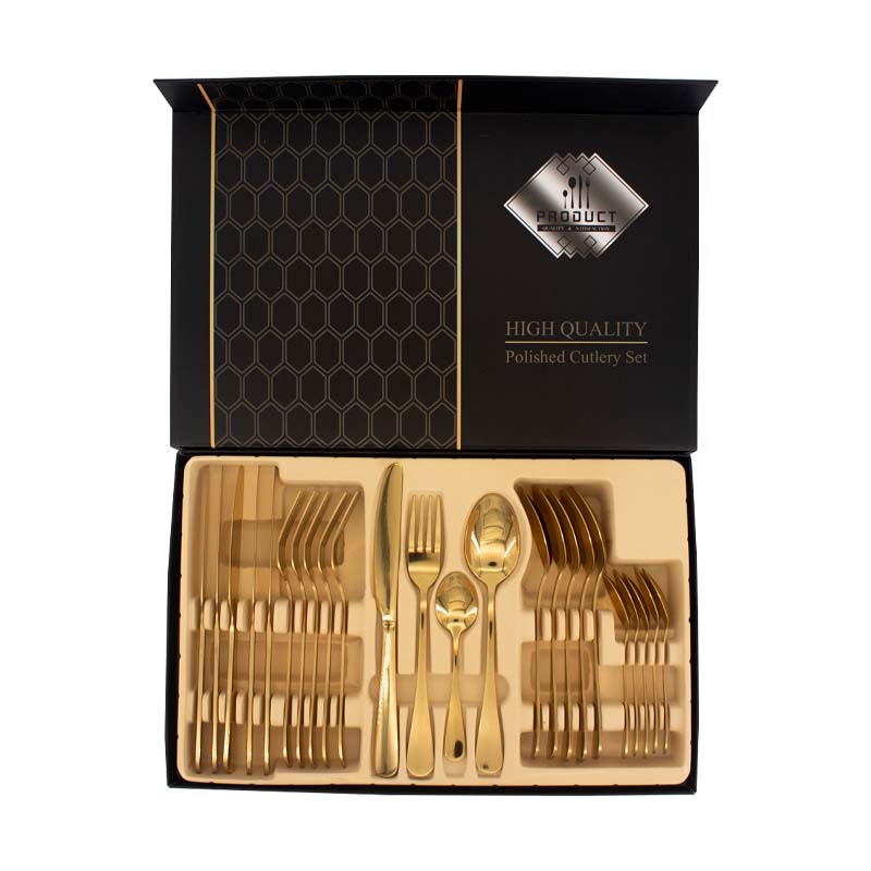 Juego De Cubiertos High Quality Acero Inoxidable 24 Piezas