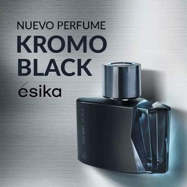 Kromo Black by Ésika Perfume para caballeros 90 ml