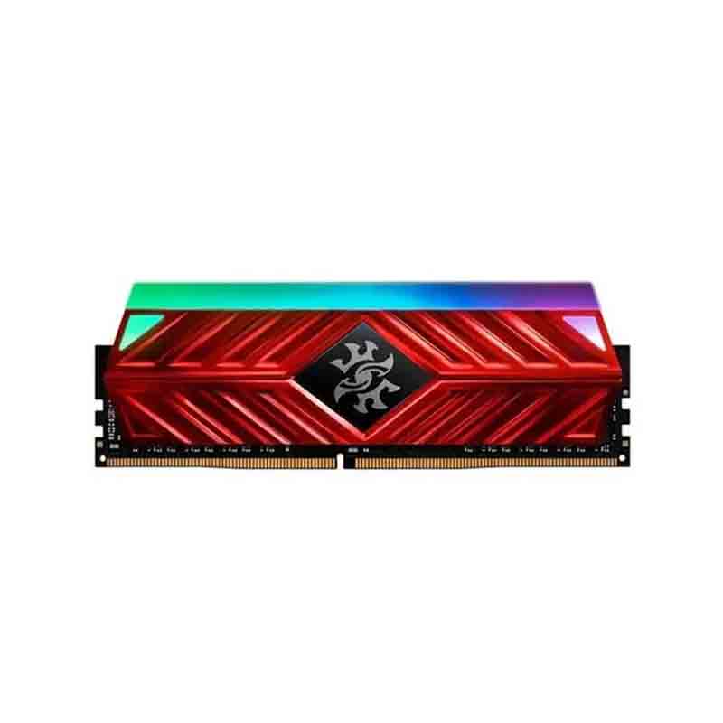 MEMORIA RAM ADATA D41 DDR4 8B 3200 ROJO RGB AX4U32008G16A-SR41