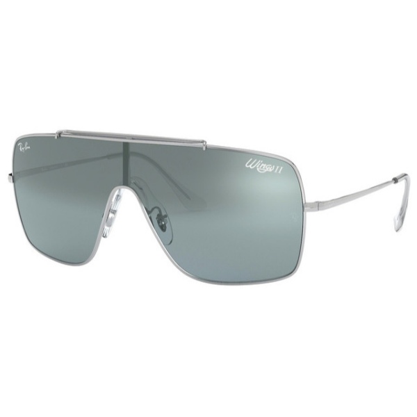 Lentes Ray-Ban Wings II RB3697 003/Y0 para Hombre -Plateado