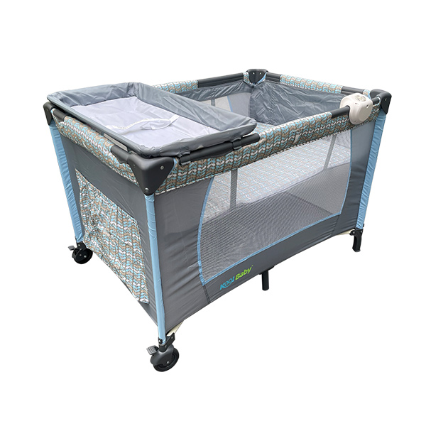 Corralito para bebé con toldo mosquitero, cuna, cambiador y caja musical KOOL BABY MOD. PP-02
