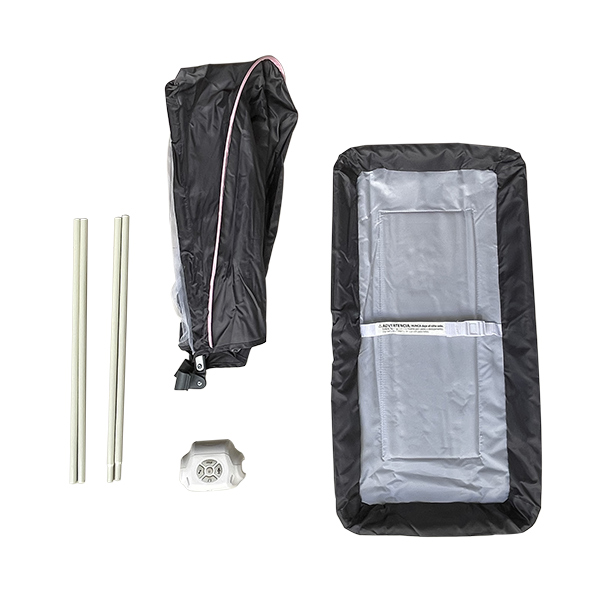 Corralito para bebé con toldo mosquitero, cuna, cambiador y caja musical KOOL BABY MOD. PP-02