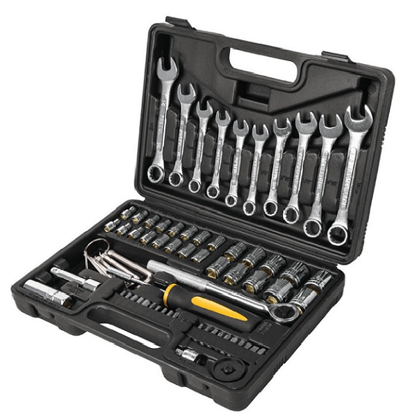 JUEGO DE HERRAMIENTAS KIT MECANICA LLAVES COMBINADAS ALLEN 73 PIEZAS