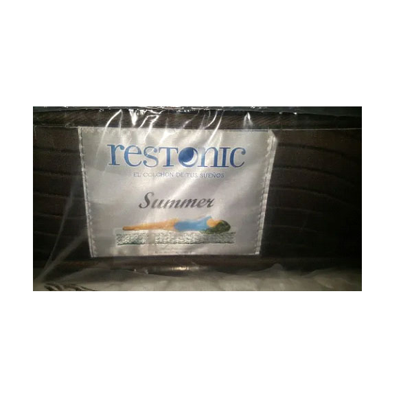 Colchón Restonic Matrimonial Summer Doble Colchoneta