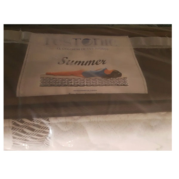 Colchón Restonic Matrimonial Summer Doble Colchoneta