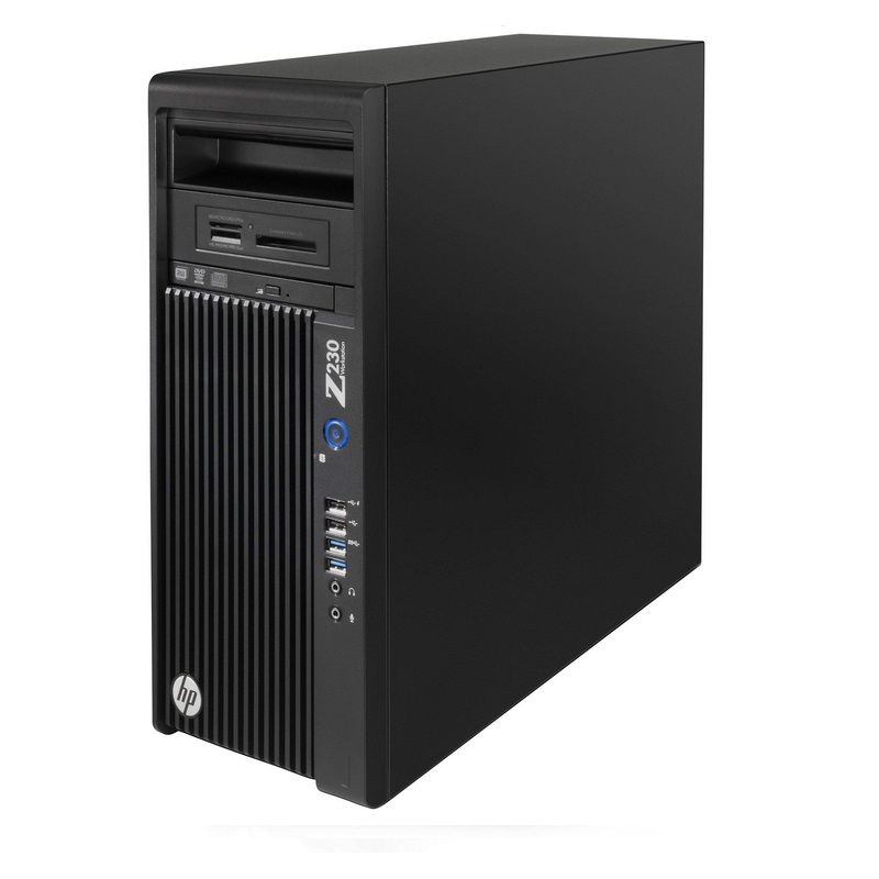 Workstation HP Z230 Xeon E3-1225V3-3,2 GHRZ -4 NUCLEOS X 2 VIDEO CARD K600 1GB DEDICADOS- 16GB RAM-500 GB HDD INTEL XEON , Equipo Reacondicionado grado B