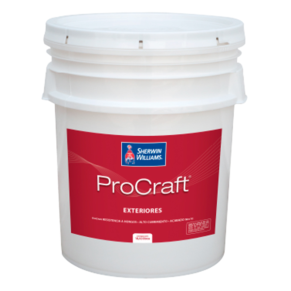 Cubeta de Pintura Vinílica MATE BLANCO PROCRAFT SHERWIN WILLIAMS