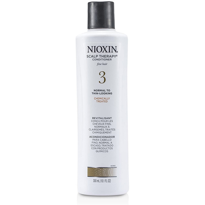 Nioxin - Acondicionador System 3 Scalp Therapy para cabello fino, tratado químicamente, cabello normal a fino - 300ml / 10.1oz
