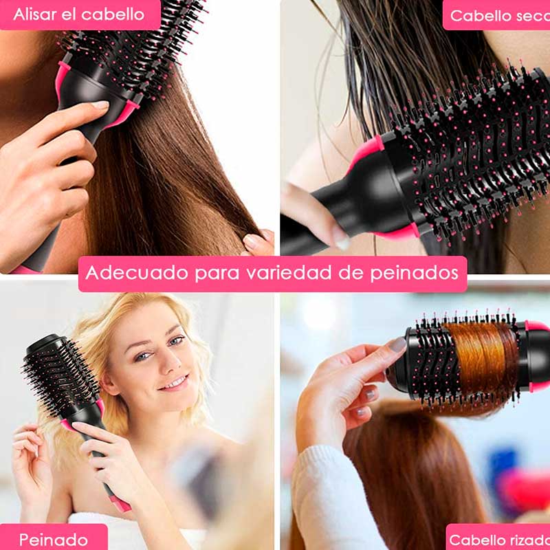 Cepillo De Aire Caliente Eléctrico Alaciador Dresden Shonhar