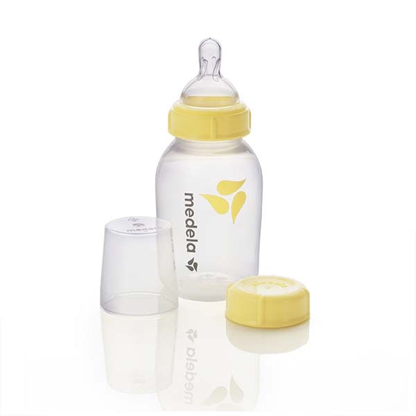 Medela Set de Botellas/Biberón de 5oz/150ml con Tetina de Flujo Lento 0-4 meses- 3pzs