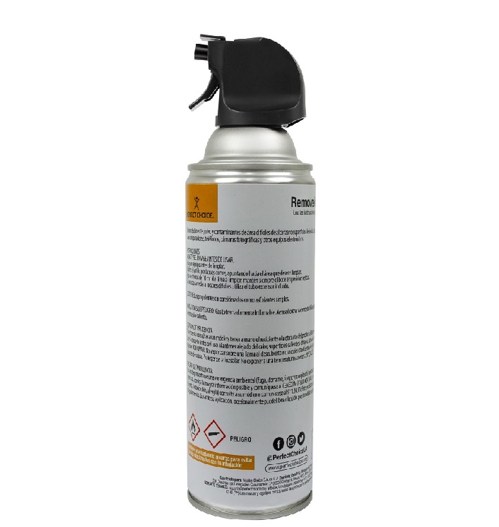 AIRE COMPRIMIDO PERFECT CHOICE ECOLOGICO E-DUSTER 330ML PC-030331 LIMPIEZA ELECTRONICOS PC MAC TV