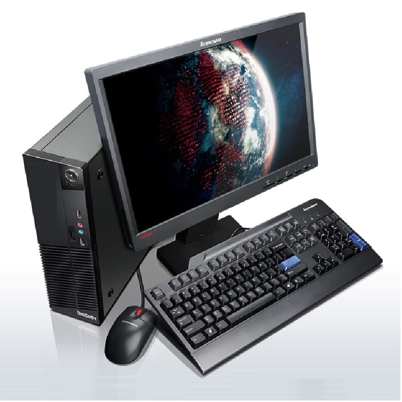 PC Lenovo ThinkCentre M79 3.5 GHz AMD A10 PRO- Negro SFF 16 GB Ram, 500 GB Disco duro Windows 10 Pro NO DVD MONITOR 22" Equipo Clase A, Reacondicionado