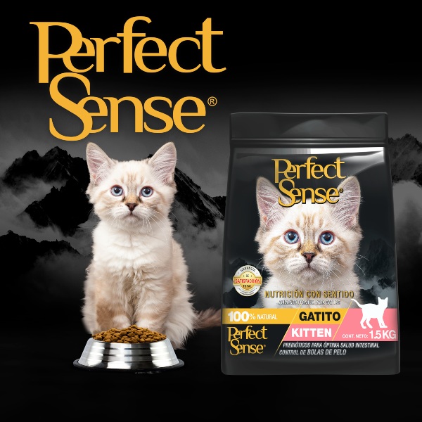 ALIMENTO PREMIUM PARA GATITOS PERFECT SENSE KITTEN 1.5 KG