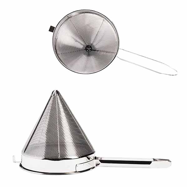 Colador chino de acero inoxidable 30cm- 12 pulgadas. Serazu