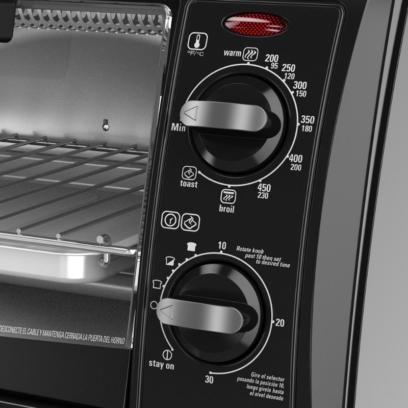 Horno Tostador Black+decker 4 Rebanadas Tecnología Eventoast 
