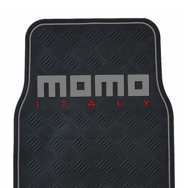 Tapete De Hule Para Auto Momo Mat Pvc Black And Grey