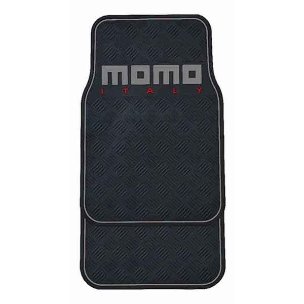 Tapete De Hule Para Auto Momo Mat Pvc Black And Grey