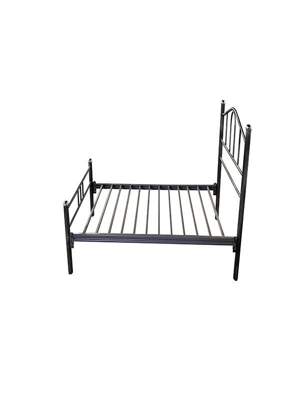 El Bazar Store Cama Metálica Oslo Individual, Base de colchon con Plataforma de Metal con cabecero y pie, Fácil Montaje, recamara, Base Individual, Cama Tubular