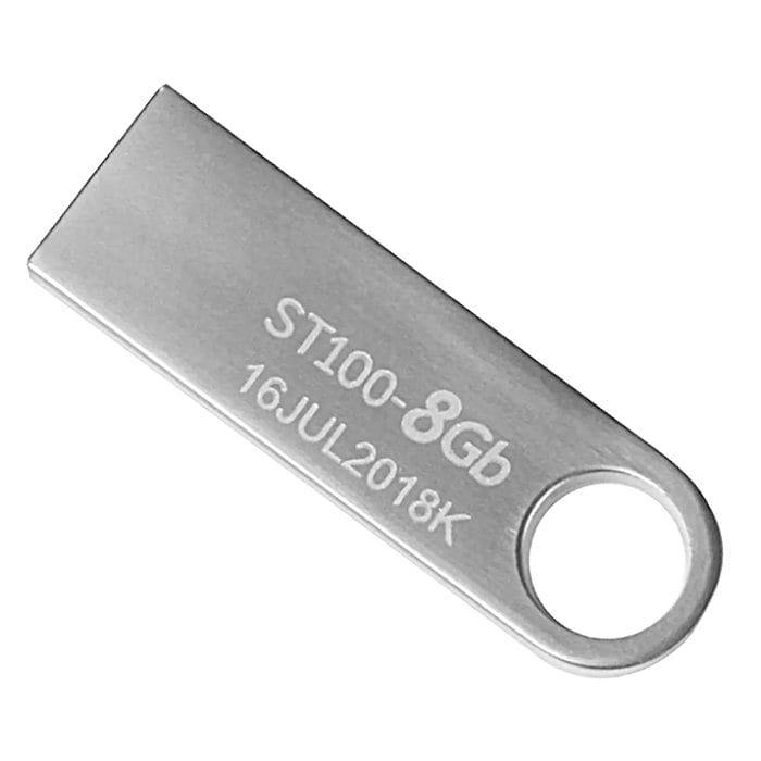 Memoria USB Stylos Tech ST100 8GB 2.0 plateado