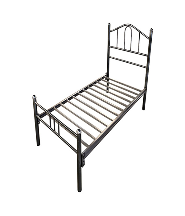 El Bazar Store Cama Metálica Oslo Individual, Base de colchon con Plataforma de Metal con cabecero y pie, Fácil Montaje, recamara, Base Individual, Cama Tubular