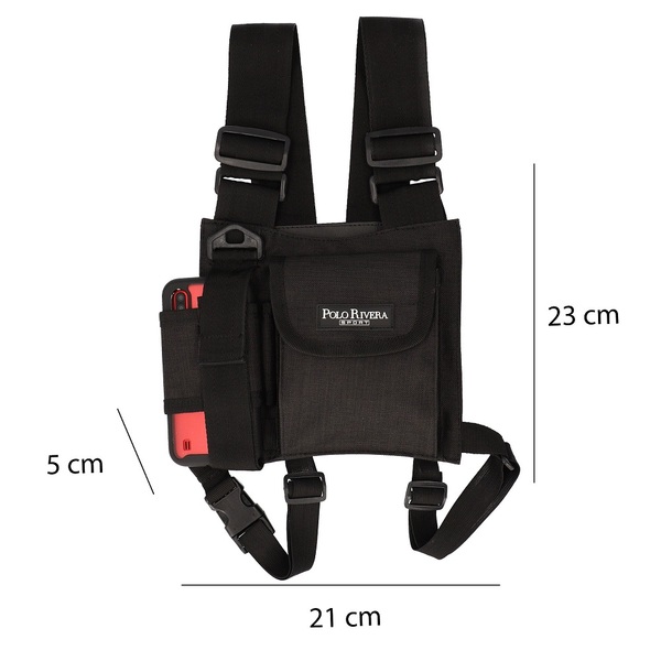 Pechera Tactica POLO RIVERA Para Celular GRIS