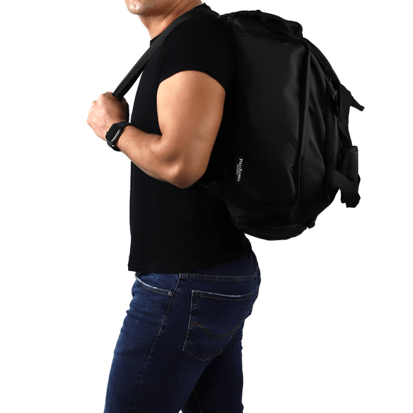 Maleta Mochila Deportiva POLO RIVERA Gym Viaje Unisex Negro